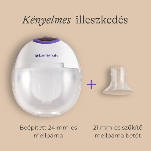 Lansinoh hordható mellszívó 4 fázisú dupla – Zsebi Baba Shop