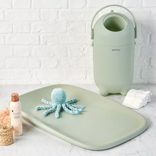 Nattou pelenka tároló Dropy zöld – 1. kép