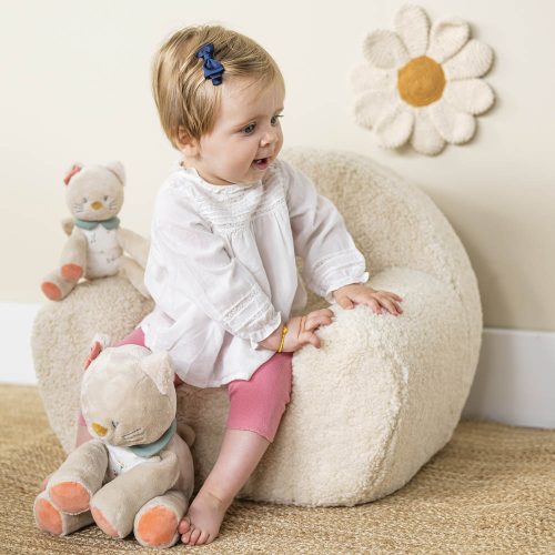 Nattou játék plüss 30cm Mila, Zoe and Lana - Lana, a cica – Zsebi Baba Shop