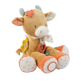 Nattou foglalkoztató játék plüss 45cm Mila, Zoe and Lana - Mila, a boci – Zsebi Baba Shop