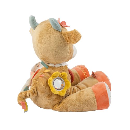 Nattou foglalkoztató játék plüss 45cm Mila, Zoe and Lana - Mila, a boci – Zsebi Baba Shop