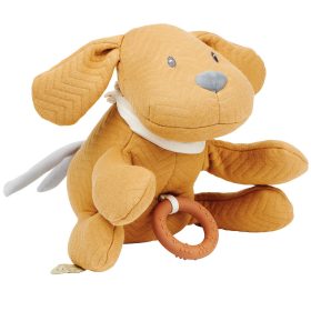 Nattou felhúzós zenélõ játék jacquard nagy Charlie, a kutya karamell – Zsebi Baba Shop
