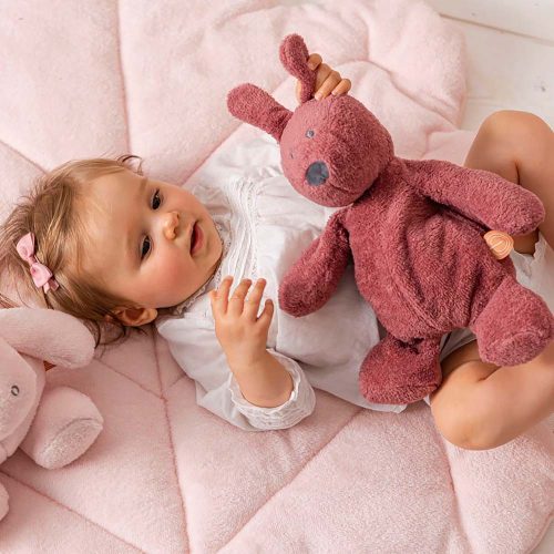 Nattou játék plüss 30cm Susie and Bonnie - Bonnie, a nyuszi pink – Zsebi Baba Shop
