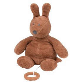 Nattou felhúzós zenélõ játék plüss nagy Susie and Bonnie - Bonnie, a nyuszi barna – Zsebi Baba Shop