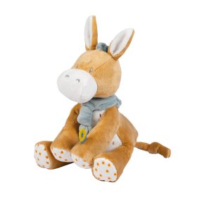 Nattou játék plüss 30cm Felix and Leo - Leo, a szamár – Zsebi Baba Shop