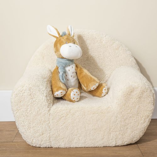 Nattou játék plüss 30cm Felix and Leo - Leo, a szamár – Zsebi Baba Shop