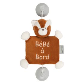 Nattou Baby on Board plüss Boris and Jungo - Boris, a vörös panda – Zsebi Baba Shop