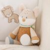 Nattou játék plüss 30cm Flo, Ernest and Oli - Flo, a róka – Zsebi Baba Shop