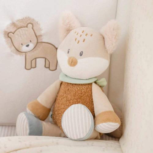 Nattou játék plüss 30cm Flo, Ernest and Oli - Flo, a róka – Zsebi Baba Shop