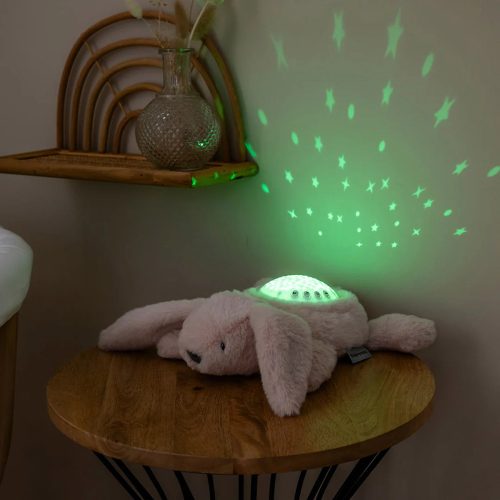Nattou éjjeli fény projektor zenélõ plüss nyuszi beige – Zsebi Baba Shop