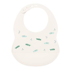 Nattou elõke szilikon printed fehér – Zsebi Baba Shop