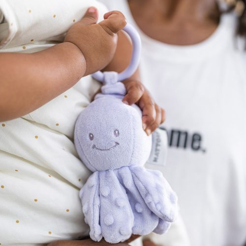 Nattou felhúzós rezgõ játék plüss Lapidou - Octopus lila – Zsebi Baba Shop