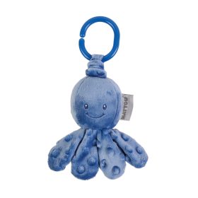 Nattou felhúzós rezgõ játék plüss Lapidou - Octopus kék – Zsebi Baba Shop