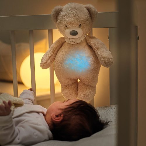 Nattou éjjeli fény zenélõ plüss Sleepy maci bézs – Zsebi Baba Shop