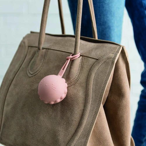 Nattou cumitartó tok szilikon pink – cumitartó 1. kép