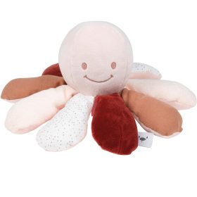 Nattou foglalkoztató játék plüss Lapidou Octopus rozsda – Zsebi Baba Shop