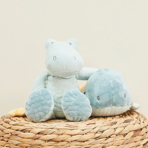 Nattou játék plüss 30cm Romeo, Jules and Sally - Sally, a bálna – Zsebi Baba Shop