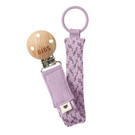BIBS cumilánc Norvég mintás viola/mályva – cumitartó