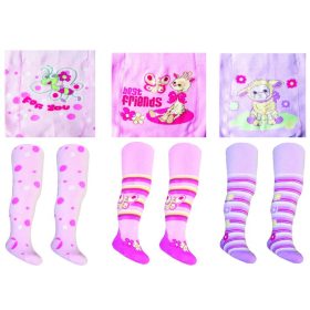 Scorpio Harisnya frottier mintás lány RA-07 104/110 – babatermék