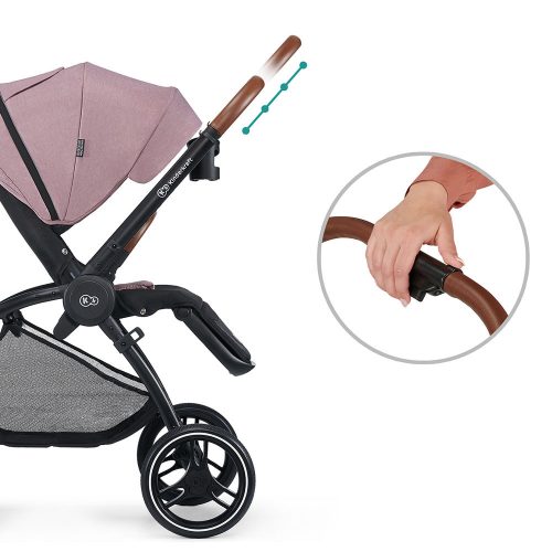 Kinderkraft babakocsi többfunkciós Evolution Cocoon 2in1 puha mózessel Mauvelous pink – Zsebi Baba Shop