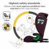 Kinderkraft gyerekülés Junior Fix 2 i-Size Isofix 100-150cm cherry – autósülés 3. kép