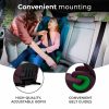Kinderkraft gyerekülés Junior Fix 2 i-Size Isofix 100-150cm cherry – autósülés 5. kép