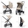 Kinderkraft babakocsi többfunkciós NEWLY 3in1 MINK PRO  bézs – Zsebi Baba Shop