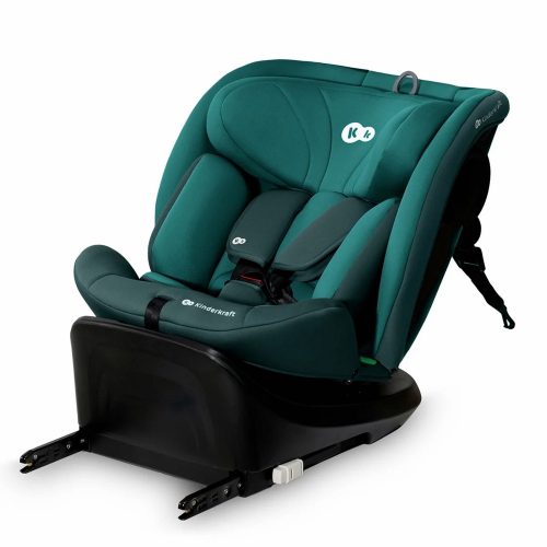 Kinderkraft gyerekülés I-Grow i-Size Isofix 40-150cm zöld-kék – 40–150 cm-es autósülés 9. kép