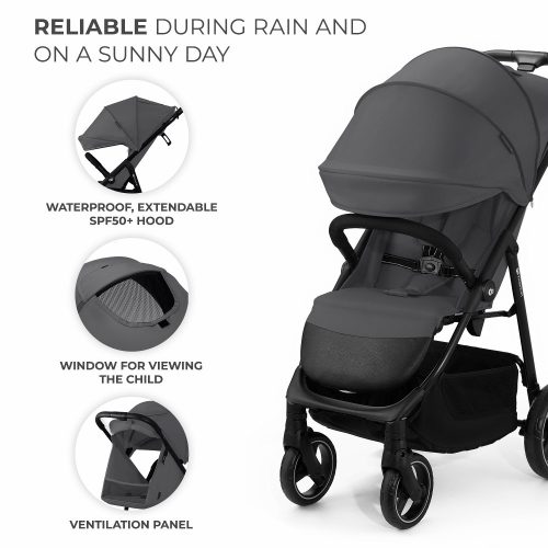 Kinderkraft sportbabakocsi 25 kg Trig 3 Granite grey