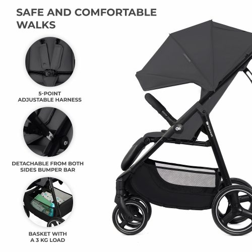 Kinderkraft sportbabakocsi 25 kg Trig 3 Granite grey
