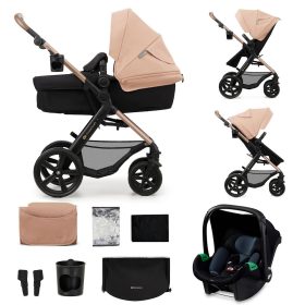 Kinderkraft babakocsi többfunkciós Moov2 3in1 átalakítós Sand bézs – Zsebi Baba Shop