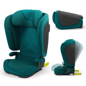 Kinderkraft gyerekülés Unity 2 i-Size Isofix 100-150cm zöld – autósülés 2. kép