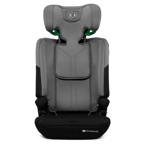 Kinderkraft gyerekülés ülésmagasító I-COMFY i-Size 76-150cm sötétszürke – 76–150 cm-es autósülés 3. kép