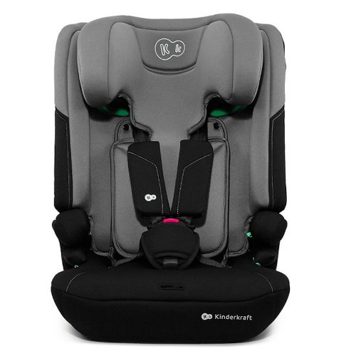 Kinderkraft gyerekülés ülésmagasító I-COMFY i-Size 76-150cm sötétszürke – 76–150 cm-es autósülés 5. kép