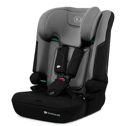 Kinderkraft gyerekülés ülésmagasító I-COMFY i-Size 76-150cm sötétszürke – 76–150 cm-es autósülés 7. kép