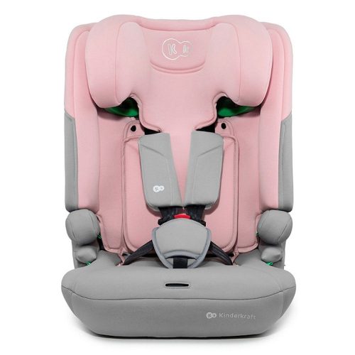 Kinderkraft gyerekülés ülésmagasító I-COMFY i-Size 76-150cm pink – 76–150 cm-es autósülés 7. kép