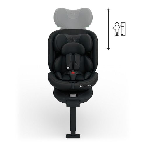 Kinderkraft gyerekülés I-360 Plus 2 i-Size Isofix 40-150cm fekete – 40–150 cm-es autósülés 6. kép