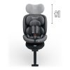 Kinderkraft gyerekülés I-360 Plus 2 i-Size Isofix 40-150cm szürke – 40–150 cm-es autósülés 5. kép