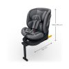 Kinderkraft gyerekülés I-360 Plus 2 i-Size Isofix 40-150cm szürke – 40–150 cm-es autósülés 6. kép