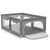 Lionelo utazójáróka 187x127x68 cm WILLOW concrete szürke – utazóágy és járóka 5. kép