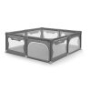 Lionelo utazójáróka 187x207x68 cm WILLOW XL concrete szürke – utazóágy és járóka 2. kép