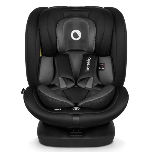 Lionelo gyerekülés Bastiaan i-Size Isofix 360 fok 40-150 cm fekete-szürke – 40–150 cm-es autósülés 1. kép