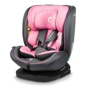 Lionelo gyerekülés Bastiaan i-Size Isofix 360 fok 40-150 cm pink-szürke – 40–150 cm-es autósülés 2. kép