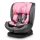Lionelo gyerekülés Bastiaan i-Size Isofix 360 fok 40-150 cm pink-szürke – 40–150 cm-es autósülés 2. kép