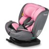 Lionelo gyerekülés Bastiaan i-Size Isofix 360 fok 40-150 cm pink-szürke – 40–150 cm-es autósülés 4. kép