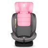 Lionelo gyerekülés Bastiaan i-Size Isofix 360 fok 40-150 cm pink-szürke – 40–150 cm-es autósülés 1. kép