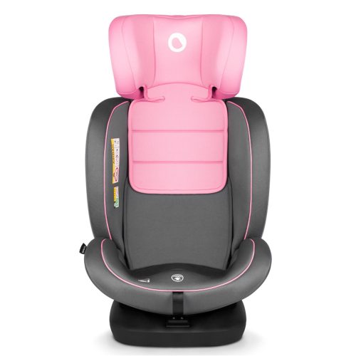 Lionelo gyerekülés Bastiaan i-Size Isofix 360 fok 40-150 cm pink-szürke – 40–150 cm-es autósülés 1. kép