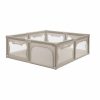 Lionelo utazójáróka 187x207x68 cm WILLOW XL bézs – utazóágy és járóka 2. kép