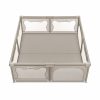 Lionelo utazójáróka 187x207x68 cm WILLOW XL bézs – utazóágy és járóka 4. kép