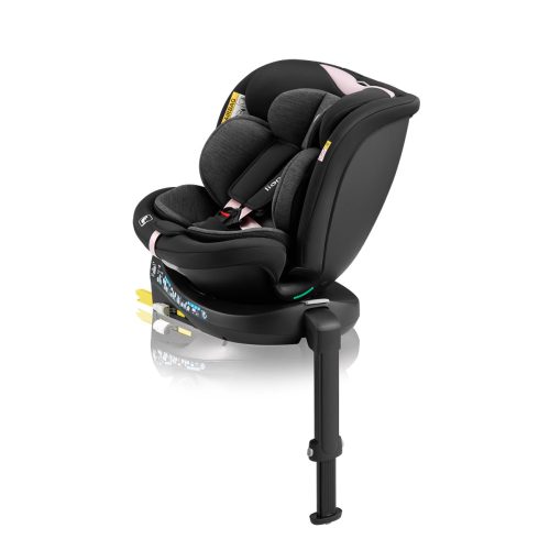 Lionelo gyerekülés Navy i-Size Isofix 360 fok 40-150 cm pink – 40–150 cm-es autósülés 4. kép